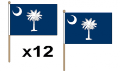 South Carolina Hand Flags
